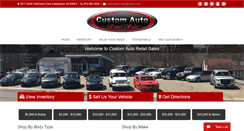 Desktop Screenshot of customautosales.org