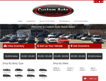 Tablet Screenshot of customautosales.org